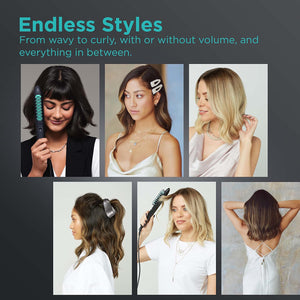 NEW Dafni Muse Hair Styling and Straightening Curling Hot Brush by Conair 365°F