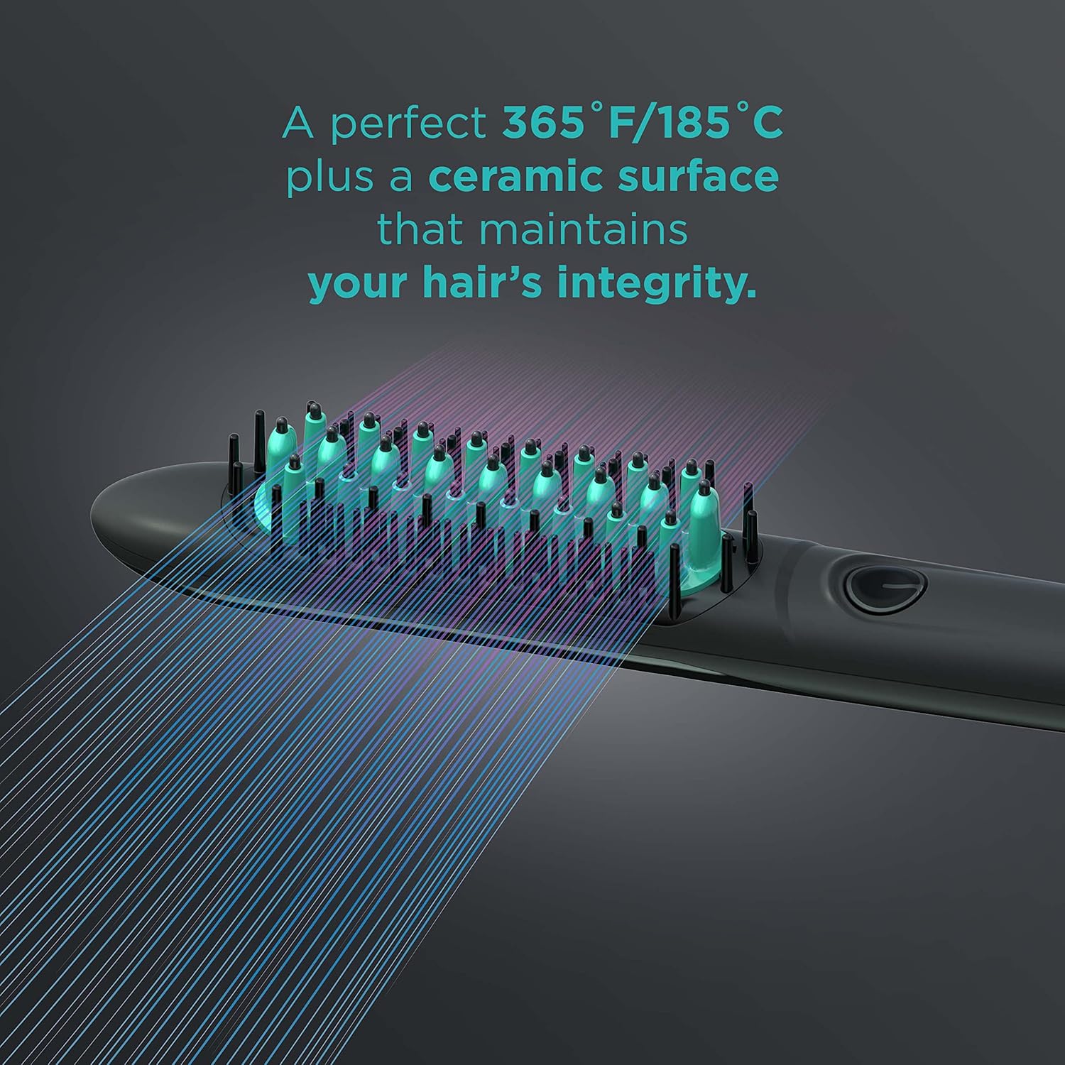 NEW Dafni Muse Hair Styling and Straightening Curling Hot Brush by Conair 365°F