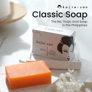 Skin and Body Soap – Original Kojic Acid, Dark Spot Remover Soap Bar with Coconut & Tea Tree Oil – 3 X 65G Bars