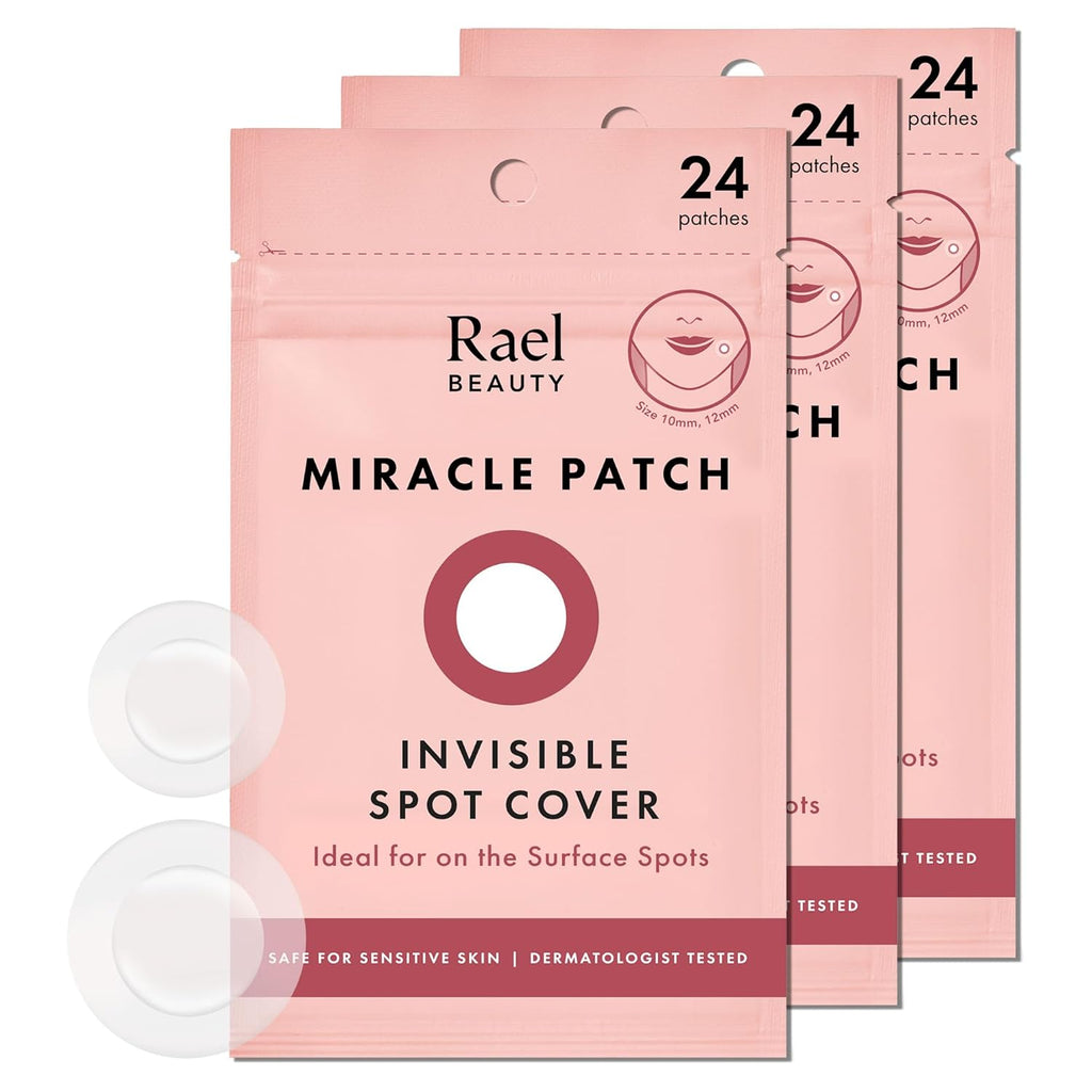 Pimple Patches, Miracle Invisible Spot Cover - Hydrocolloid Acne Patch, Treatment for Breakouts, Absorbs Zits & Blemish, Korean Skin Care, 2 Sizes (72 Count)